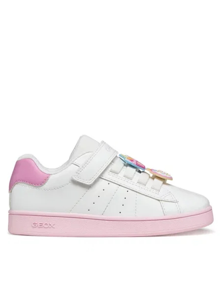 Geox Sneakersy J Eclyper Girl S biały