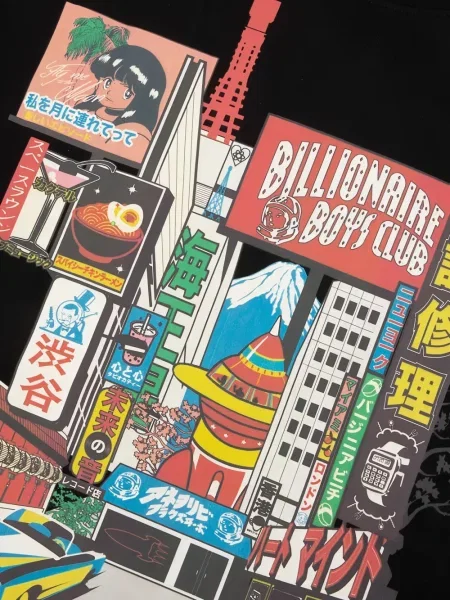 Koszulka dziecięca Billionaire Boys Club czarna