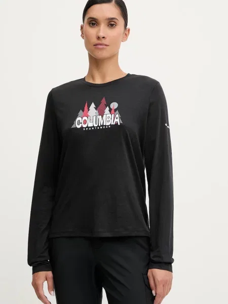 Tričko s dlouhým rukávem Columbia Ruby Springs černá