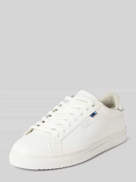 Sneakersy z nadrukiem z logo model ‘BALE’ Jack & Jones białe