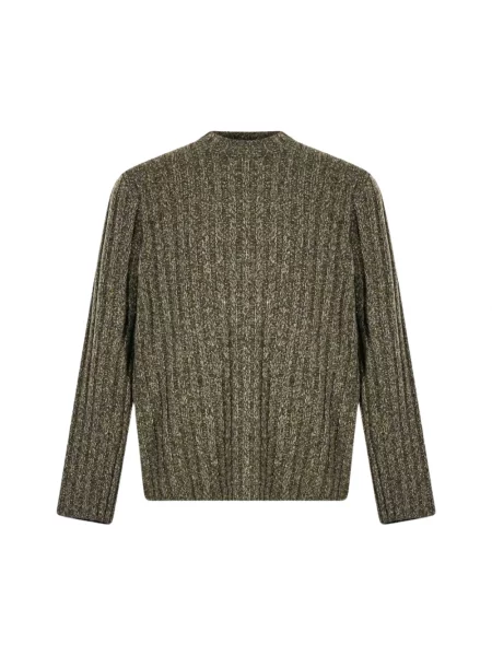 Dzianinowy sweter Golden Goose zielony