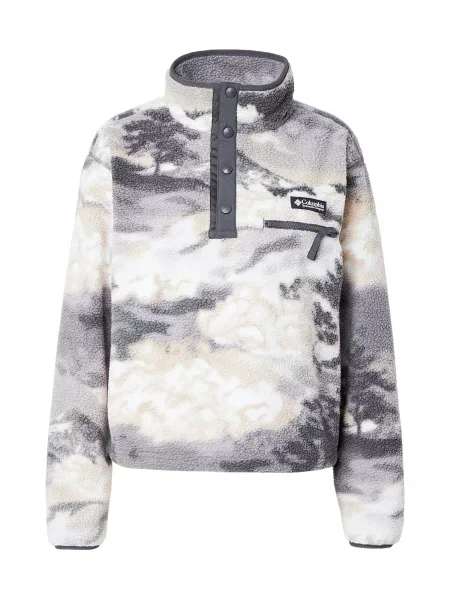 COLUMBIA Pulovere sport Helvetia nisipiu / negru amestecat alb