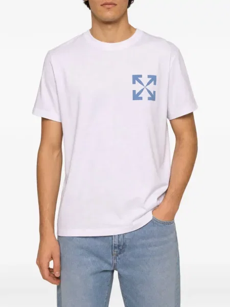 Tricou Off-white cu imagine alb