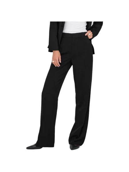 Pantaloni Only de lână negru