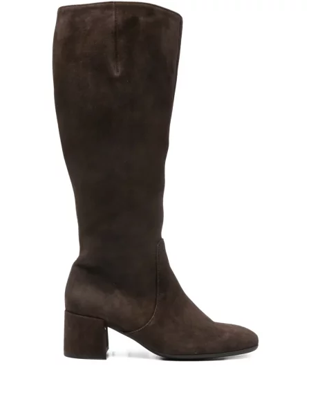 Botine Gabor din piele de căprioară maro