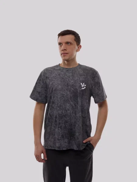 Футболка STREAM темно-сірий віскоза/поліестер сіра