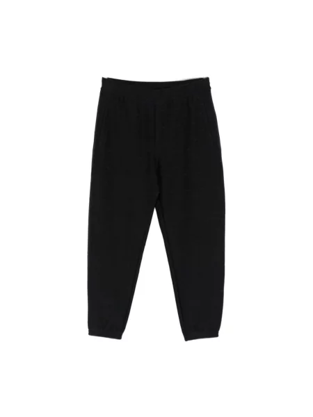 Joggery Emporio Armani z autografem czarne