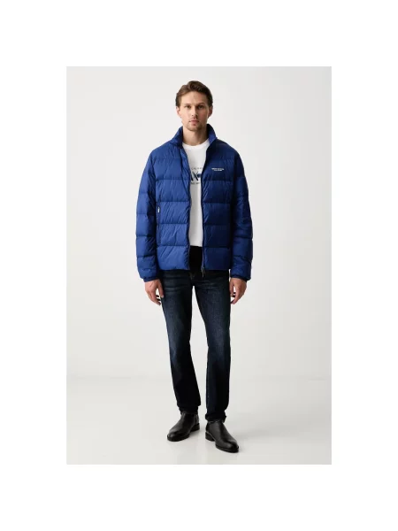 Kurtka puchowa Armani Exchange niebieska
