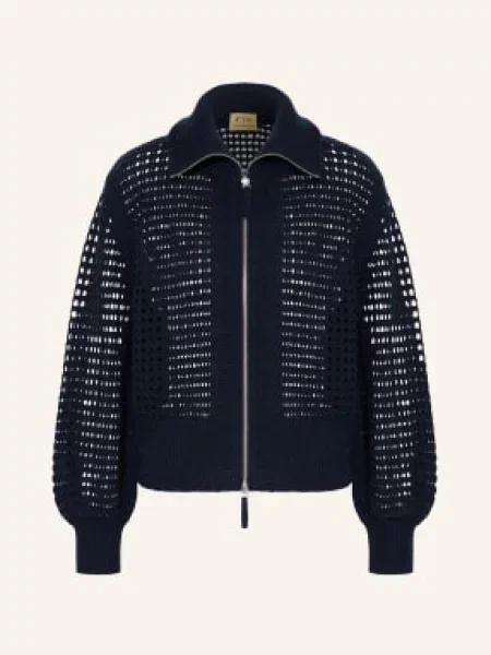 Ftc Cashmere Kardigan Z Kaszmiru blau