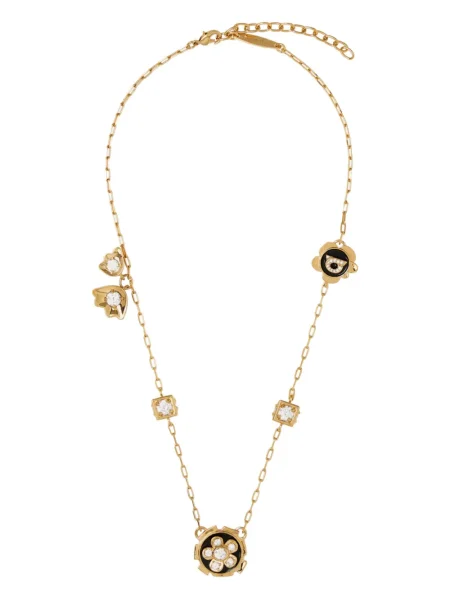 Pandantiv Ferragamo de cristal auriu