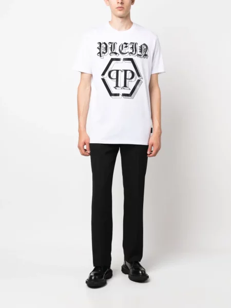 Marškinėliai Philipp Plein balta