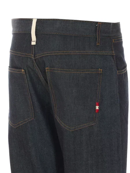 Široké džínsy Amish modrá