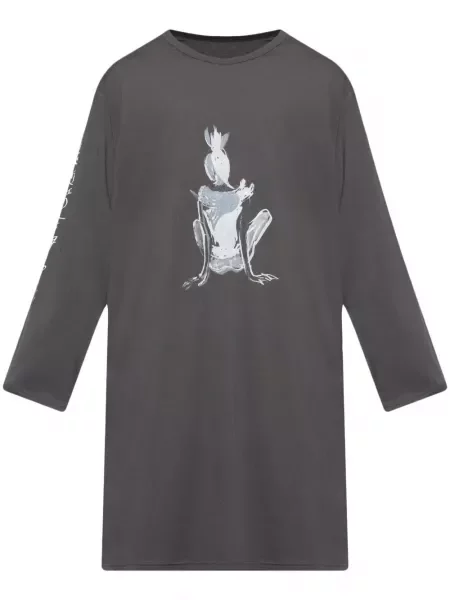 Tricou Yohji Yamamoto lung gri