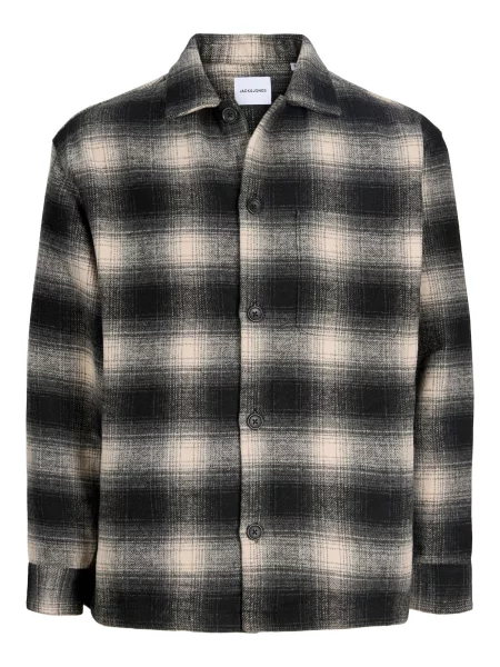 Jack & Jones Junior Cămașă JJESoho Ollie șamoa / metalic gri