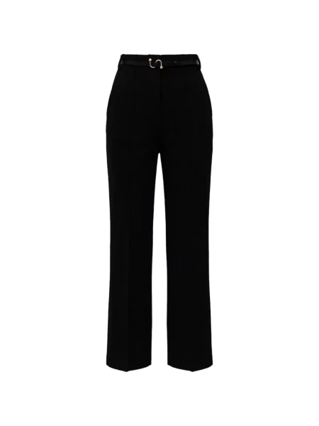 Cu centură pantaloni Sportmax negru
