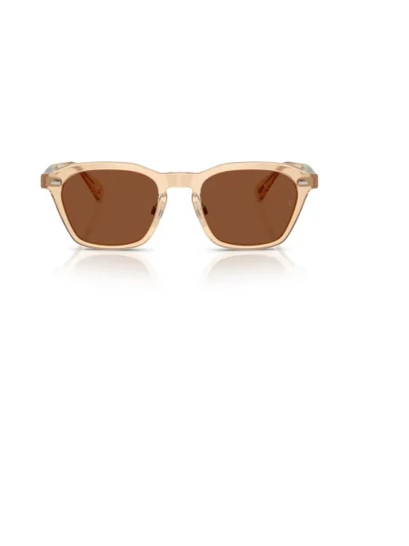 Okulary przeciwsłoneczne Oliver Peoples beżowe