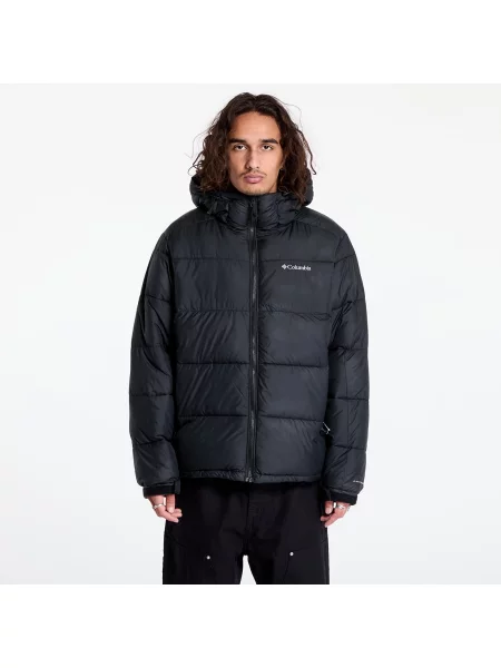 Pikčasta jakna Columbia s kapuco črna
