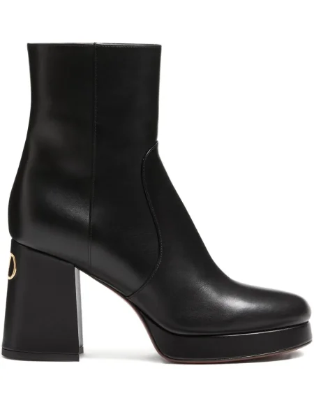 Botine Valentino Garavani cu platformă negru