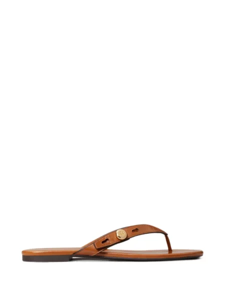Sandale Tory Burch fără toc maro