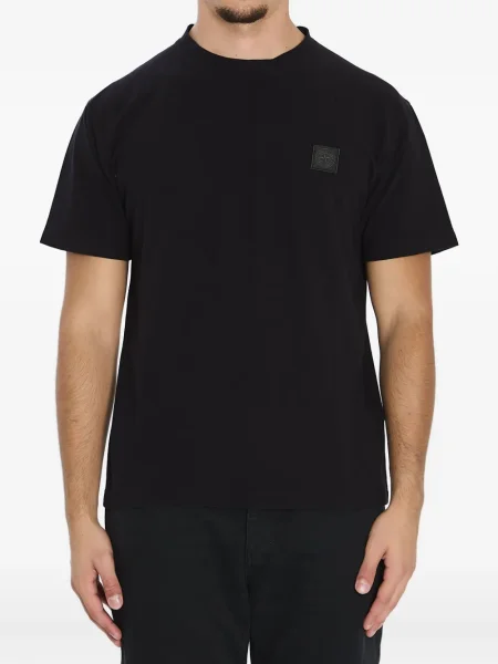 Tricou Stone Island cu strasuri negru