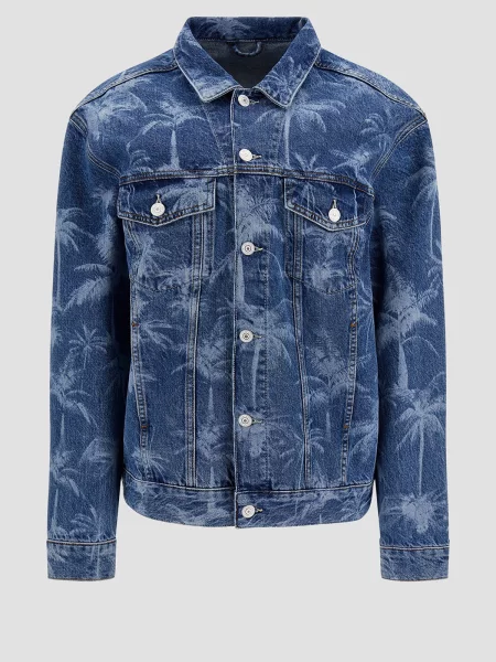 Джинсова куртка GUESS синій