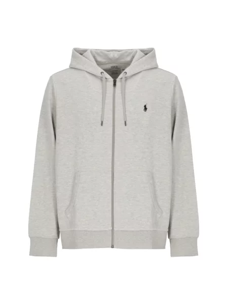 Polo Ralph Lauren bluza z kapturem gładka szary