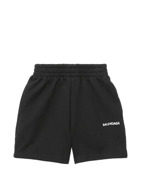Szorty dziecięce Balenciaga czarne