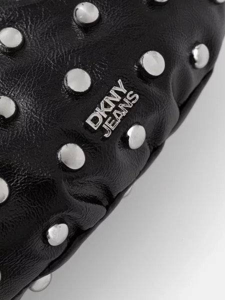 Кожаная сумка хобо Dkny