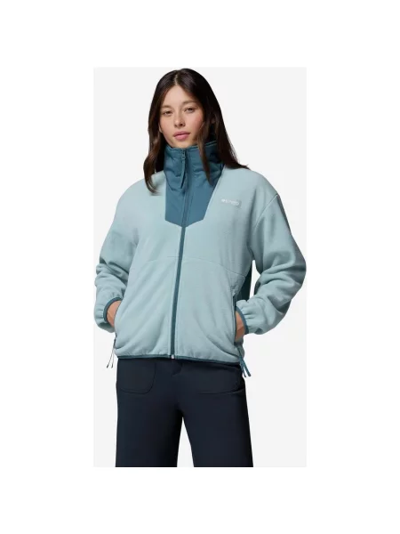 Polar Columbia Sequoia Grove Full Zip Fleece błękitny XS niebieska