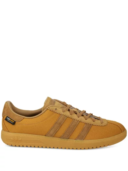 Geacă Adidas cu șireturi cu dungi cu platformă alb
