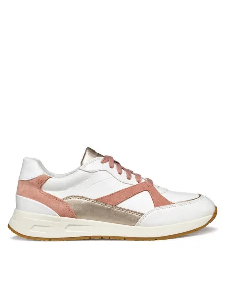 Sneakersy Geox zamszowe białe