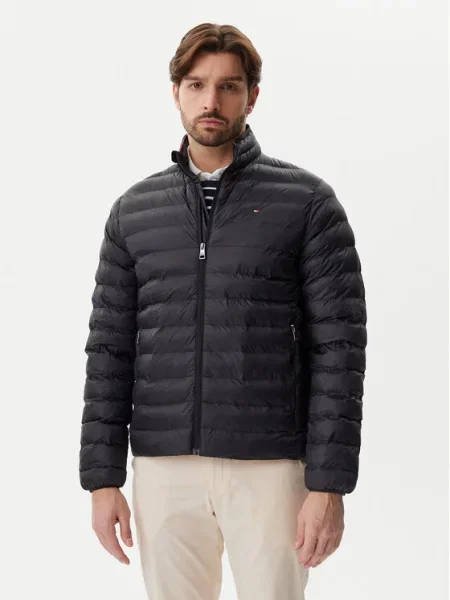TOMMY HILFIGER Prechodná bunda čierna