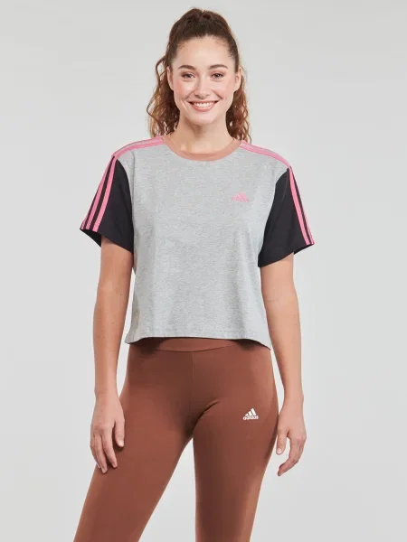 Tričko Adidas sivá