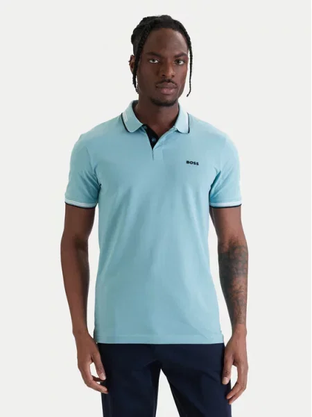 BOSS Tricou polo Paul verde