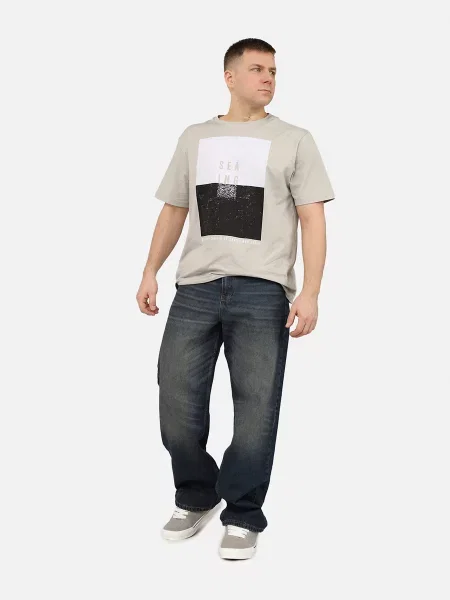 Футболка YUKI світло-сірий сіра