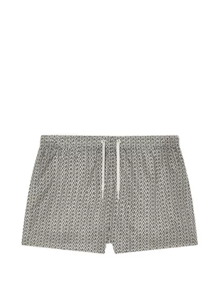 Slip de baie Armani Exchange cu imprimeu geometric scurt