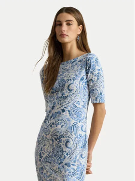 LAUREN RALPH LAUREN Každodenné šaty Svetlo modrá
