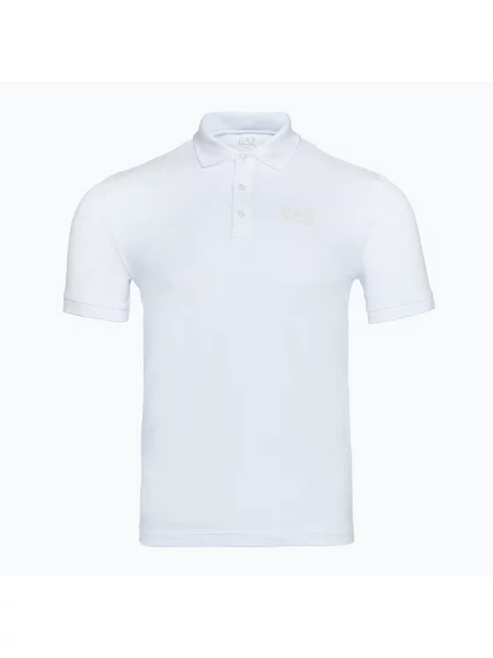 Koszulka Emporio Armani Train Visibility Polo white białe