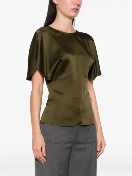 Top Victoria Beckham verde