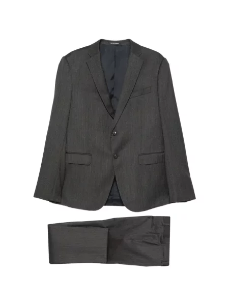 Costum Emporio Armani cu rever gri