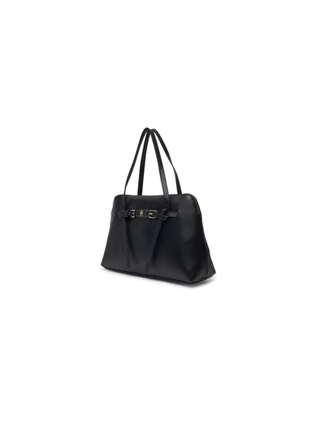 Tommy Hilfiger Ročna torba Th Buckle Tote črna
