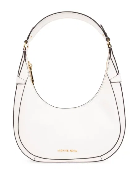 Geanta de piele Michael Michael Kors din piele alb
