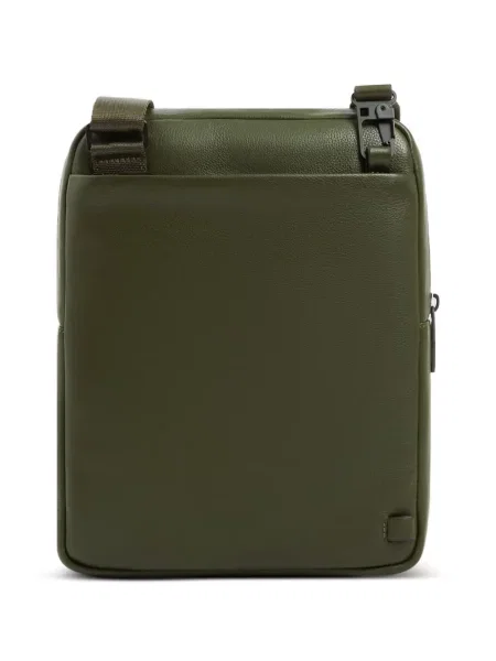 Bőr crossbody táska Piquadro zöld