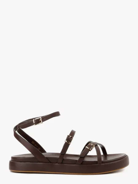 Шкіряні Сандалії LeBERDES коричневий