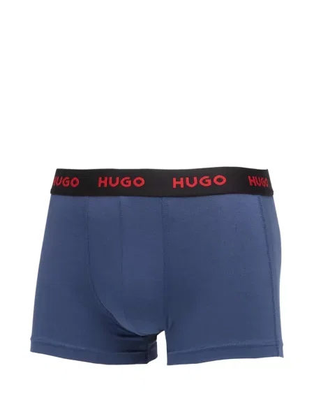 Șosete Hugo stretch cu autograf albastru