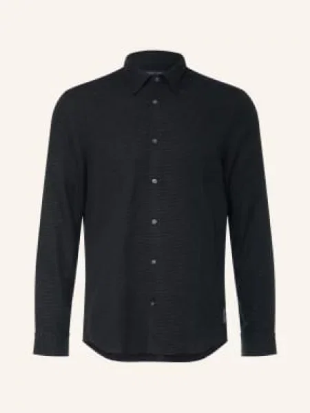Marc O'polo Flanelová Košile Shaped Fit / hnědá černá