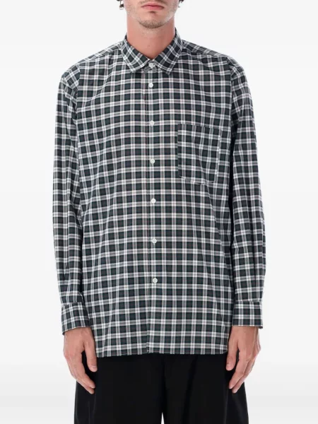 Kostkovaná košile Comme Des Garçons Shirt zelená