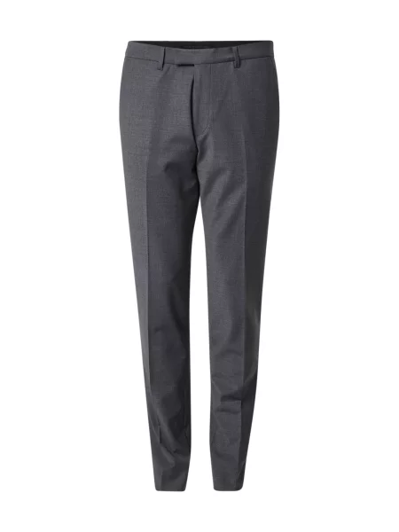 DRYKORN Pantaloni cu dungă PIET închis gri