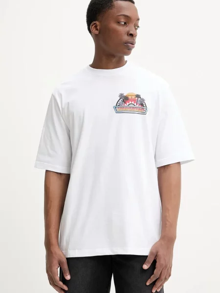 Sprayground t-shirt z nadrukiem biały
