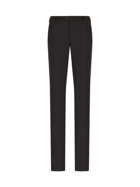 Pantaloni Giorgio Armani de lână negru